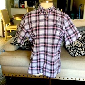 Browning plaid multicolored shirt unisex L